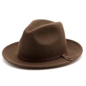 Yellow 108 Limited Edition Made in USA 100% Wool Luke Fedora Hat
